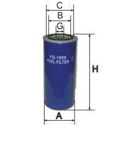 GOODWILL FG1058 Фильтр топливный