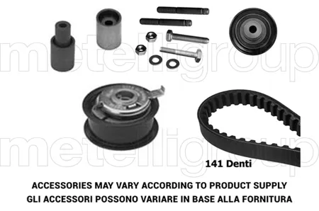GRAF TP016 Комплект ремня ГРМ (ремень 141 зуб 4 ролика комплект крепежа)