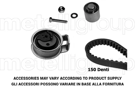 GRAF TP374 Комплект ремня ГРМ (ремень 150 зуб. 1200 мм 2 ролика крепеж)