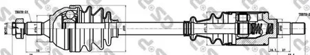 GSP 210026 Привод в сборе Citroen Berlingo Berlingo FIRST Box (M)