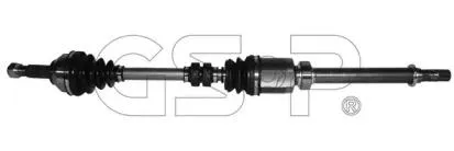 GSP 241301 Привод в сборе Nissan Qashqai I (J10) 06- прав. 1.6i MT 2WD