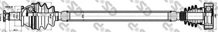 GSP 261063 Привод в сборе передний правый Audi A2 (8Z0)