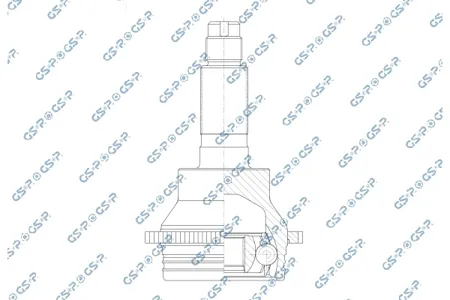 GSP 802824 Шарнирный комплект, приводной вал