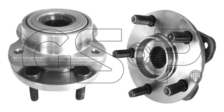 GSP 9326022 Ступица передняя с подшипником, Chrysler Voyager III Dodge Caravan III 95-0114.