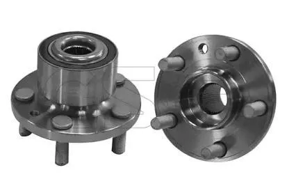 GSP 9340005 Ступица с подшипником передняя +ABS, Ford Galaxy II C-Max Land Rover Freelander II 06-.
