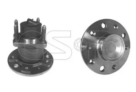 GSP 9400052 Ступица в сборе с подшипником передняя ABS Opel Astra G-H (1998-2015)