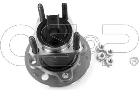 GSP 9400153K Задняя ступица в сборе с датчиком ABS (4 болта)