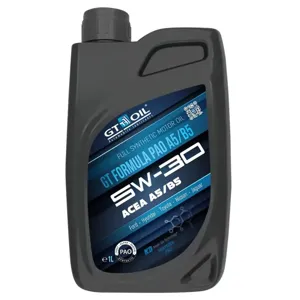 GT OIL 8809059409664 Масло моторное синт. FORMULA PAO 5W30 SLCF A5B5 1л (пластикТурция)