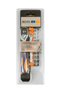 HELFER HF003100 Набор головок 14 12 пр с трещоткой helfer блистер