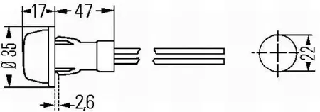HELLA 2PF003563151 стояночные огни