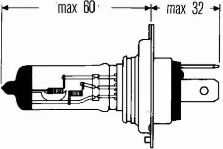 HELLA 8GJ002525481 Лампа (H4) 12V 6055W P43t-38 галогенная увеличенный срок службы Long Life