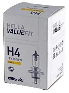 HELLA 8GJ242632081 Лампа накаливания H4 12В 6055Вт, 1шт