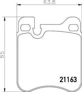 HELLA T1157 Колодки торм. Porsche Cayenne (10-) передние (4шт.) PAGID