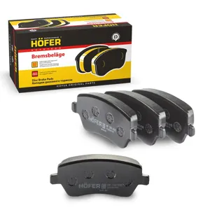 HOFER HF350810 Колодки торм.передние ВАЗ Lada Largus с ABS 16V, Renault Duster (04.10-) Clio III