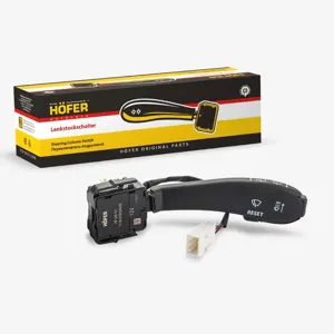 HOFER HF628421 Переключатель подрулевой ВАЗ 1118, 2170 стеклоочиститель круглый (с кнопкой управления БК)