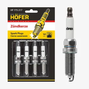HOFER HF775217 Свеча Lada Vesta (15-)X-Ray (15-) Renault Duster (10-) (1мм) 4шт, блистер