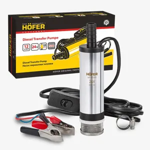 HOFER HF909815 Насос перекачки топлива погружной 24V, 38мм, 12л/мин., съемн.ф-р