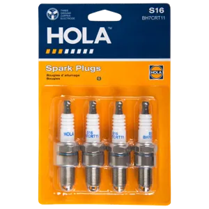 HOLA S16 Свеча зажигания ВАЗ-2111 8КЛ. ЦЕНА ЗА 1 ШТ УПАК 4 ШТ 3-Х ЭЛЕКТР