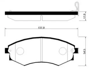 HSB HP0003 Колодки торм.