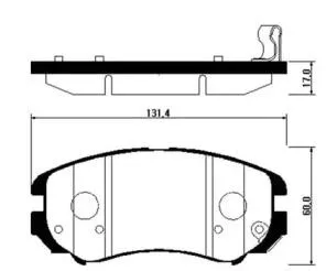 HSB HP0009 Колодки торм.