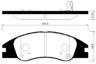 HSB HP1031 Колодки торм.