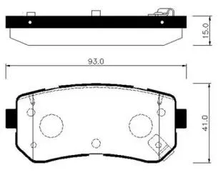 HSB HP1048 Колодки торм.