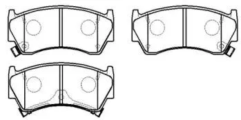 HSB HP5014 Колодки торм.