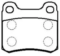 HSB HP5029 Колодки торм.