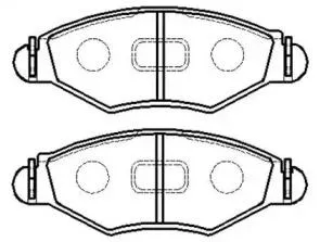 HSB HP5047 Колодки торм.