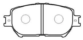 HSB HP5053 Колодки торм.