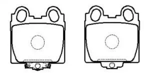 HSB HP5083 Колодки торм.задние