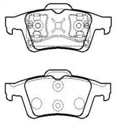 HSB HP5142 Колодки торм.