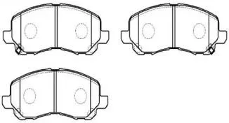 HSB HP5158 Колодки торм.