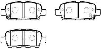 HSB HP5162 Колодки торм.