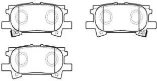 HSB HP5165 Колодки торм.