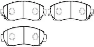 HSB HP5169 Колодки торм.передние Chery Tiggo 8 Pro Max Hond CR-V III 07-