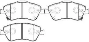 HSB HP5182 Колодки торм.передние
