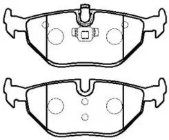 HSB HP5184 Колодки торм.