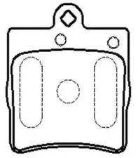HSB HP5192 Колодки торм.