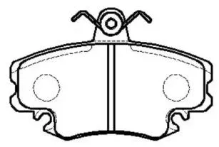 HSB HP5197 Колодки торм.