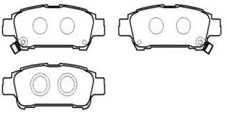 HSB HP5207 Колодки торм.