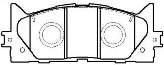 HSB HP5242 Колодки торм.