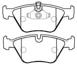 HSB HP5252 Колодки торм.передние