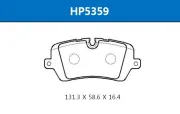 HSB HP5359 Колодки торм.задние