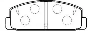 HSB HP8275 Колодки торм.