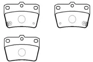 HSB HP8508 Колодки торм.