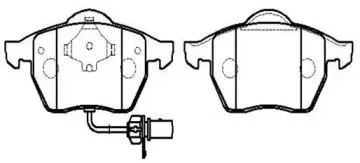 HSB HP8539 Колодки торм.