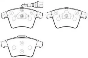 HSB HP8542 Колодки торм. VW TranSporter 04- перед.