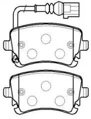 HSB HP8543 Колодки торм.