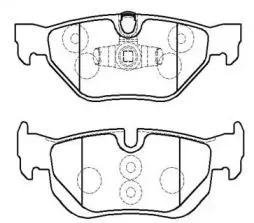 HSB HP9938 Колодки торм.
